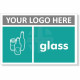 Glass Recycling Sign