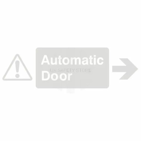 Glass Safety Automatic Door Arrow Right Sign
