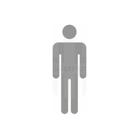 Glass Safety Male Sign 100W X 100HMM