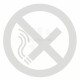 Glass Safety No Smoking Sign 100W X100HMM