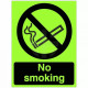 Glow In Dark No Smoking Sign