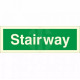 Glow In The Dark Stairway Identification Sign