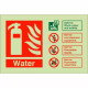 Glow In The Dark Water Fire Extinguisher Identification