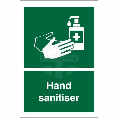Hand Sanitiser Sign (Green)