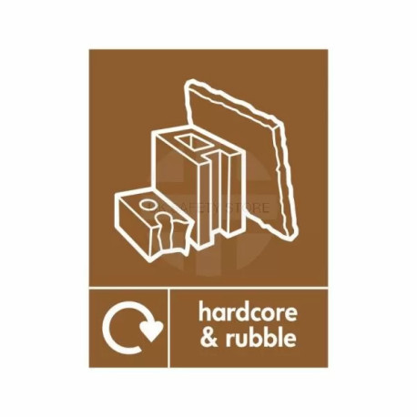 Hardcore And Rubble Sign