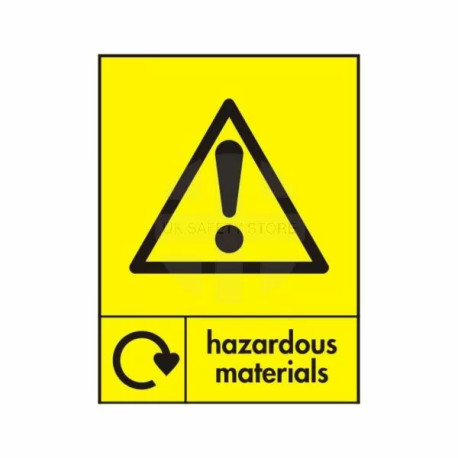 Hazardous Materials Sign