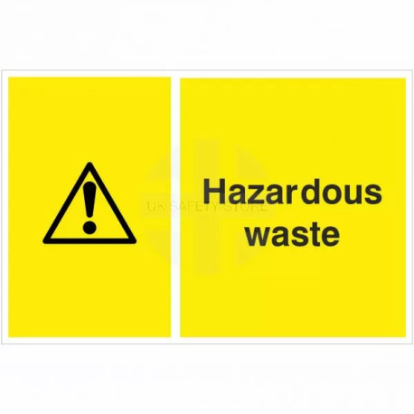 Hazardous Waste Recycling Sign