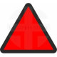 High Risk Assessment for Vibrating Construction Equipment, Self Adhesive Sticker 50W X 50Hmm