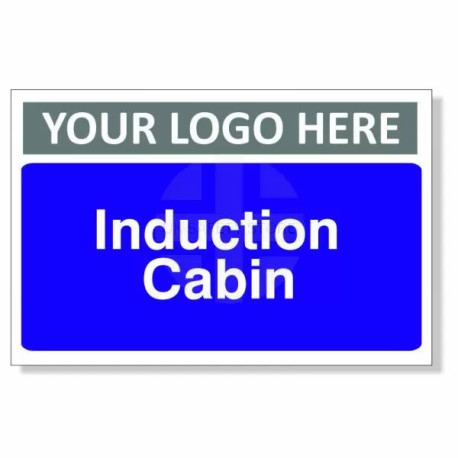 Induction Cabin Custom Logo Door Sign