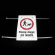 Keep Dogs On Leads Sign