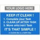 Keep It Clean Waste Sign
