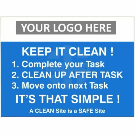 Keep It Clean Waste Sign
