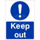 Keep Out Sign