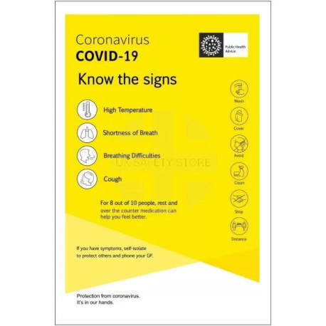 Know The Signs Covid 19 Sign
