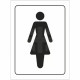 Ladies Toilet Symbol Door Sign