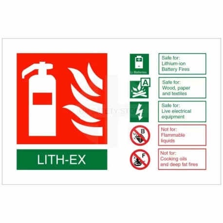 LITH-EX Fire Identification Sign