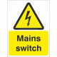 Mains Switch Safety Sign