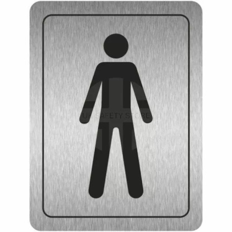 Male Toilet Aluminium Door Sign
