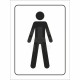 Male Toilet Symbol Door Sign