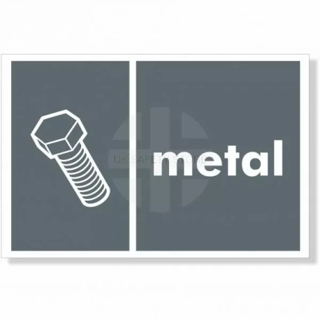 Metal Recycling Sign
