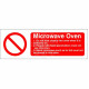 Microwave Oven Sign
