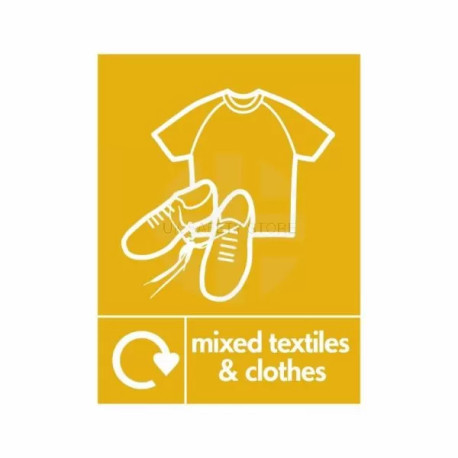 Mixed Textiles And Clothes Sign