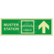 Muster Station Lifeboat Arrow Up Sign