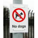 No Dogs Sign