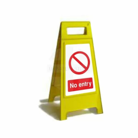 No Entry Freestanding Sign 600mm