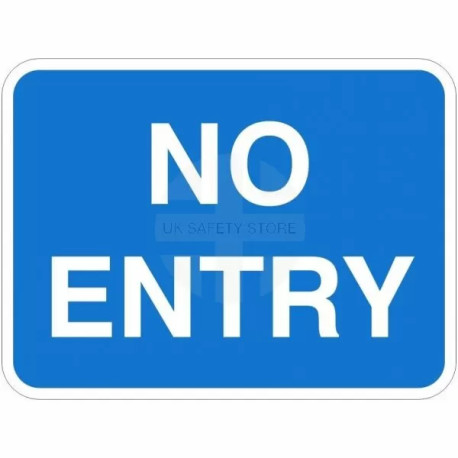 No Entry Traffic Sign