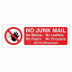 No Junk Mail Sign