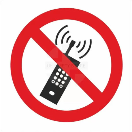 No Mobile Phones Symbol Sign