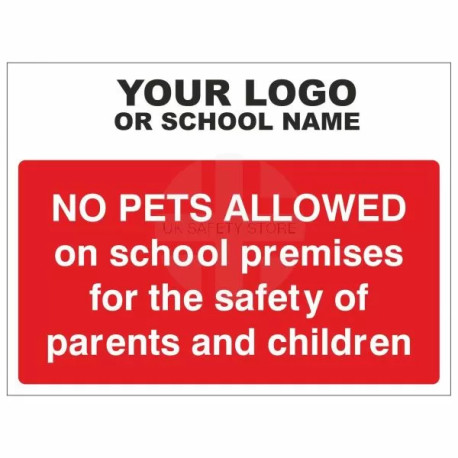 No Pets Allowed Sign - Composite Board