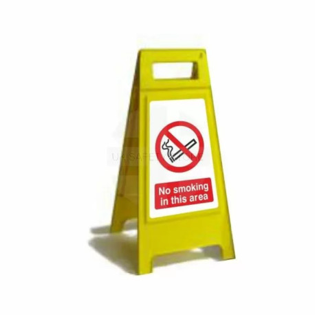 No Smoking In This Area Custom Made A Board Freestanding Sign 600mm