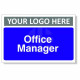 Office Manager Custom Logo Door Sign