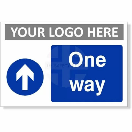One Way Arrow Up Sign