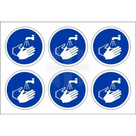 Pack of 24 Wash Hand Stickers