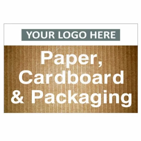 Paper Cardboard & Packaging Custom Logo Recycling Sign