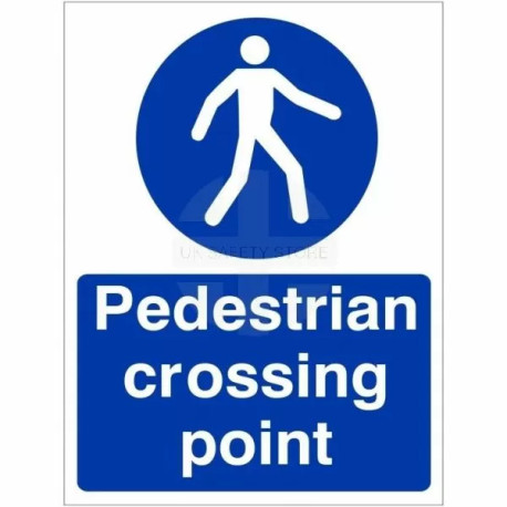 Pedestrian Crossing Point Sign