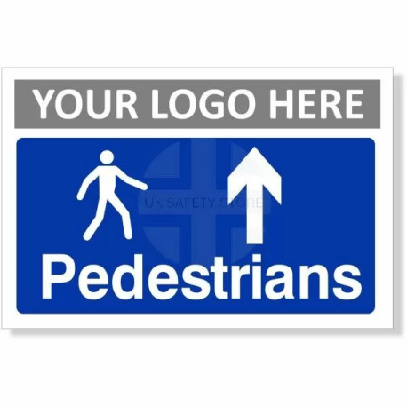 Pedestrians Arrow Up Sign
