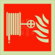 Photoluminescent Fire Hose Reel Sign