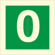 Photoluminescent Fire Sign 0