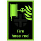 Photoluminescent Hose Reel Sign