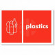Plastics Recycling Sign
