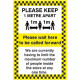 Please Keep 1 Metre Apart Social Distancing Sign
