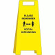 Please Remember Social Distancing Freestanding Sign
