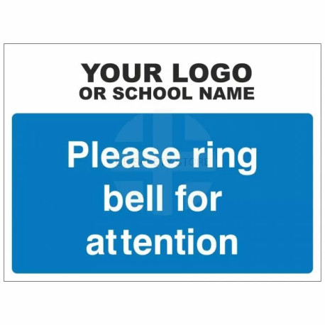 Please Ring Bell For Attention Sign - Composite Board