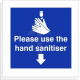 Please Use The Hand Sanitiser Sign (Multipack)