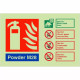Powder M28 Fire Identification Sign