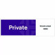 Private Door Sign